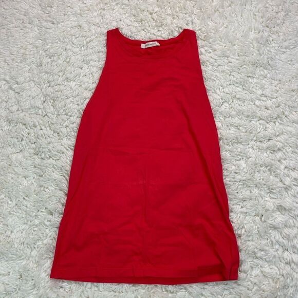 Pierre Balmain Tank Longline Red Pink Cotton - Picture 3 of 6